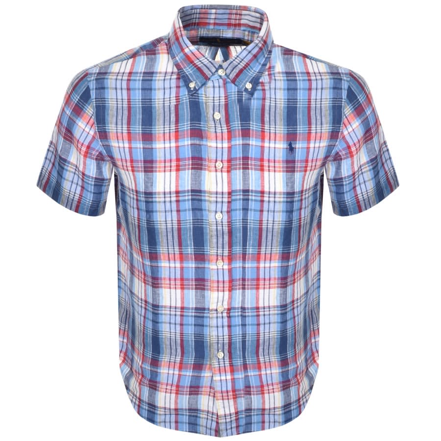 Alternative Image for ProductRalph Lauren Custom Fit Short Sleeve Shirt Blue1